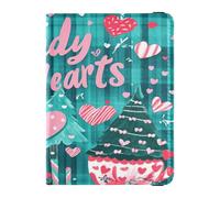 GuoChe San Valentino Albero Rosa Amore Cuore Caramelle Cuori In Pelle Auto Registrazione & Assicurazione Titolare Della Carta di Assicurazione Accessori Camion per Documenti, Carte, Licenza Uomini