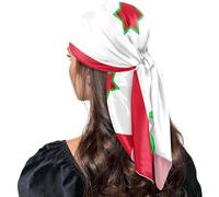 GuoChe Sciarpa di seta fascia elegante sera per sera bufanda para mujer, Bandiera nazionale del Burundi, One Size