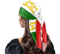 GuoChe Sciarpa di seta Pashmine Moda Collo per l'inverno bufanda elegante para mujer, Bandiera nazionale del Tagikistan, One Size