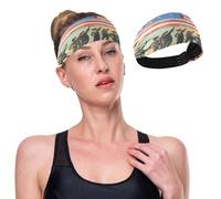 GuoChe Soldati che marciano in parata fascia antiscivolo atletica da donna elastici per corsa, corsa, lavaggio viso yoga