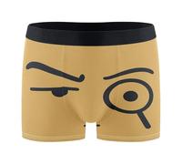 GuoChe Sospetto Ingrandimento Look Boxer da Uomo Pantaloncini Pantaloncini Biancheria Intima Atletica per Gli Uomini Boxer Raffreddamento Para Hombre, Aspetto ingrandente sospetto, Medium