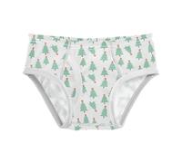 GuoChe Stella verde chiaro di Natale - Alberi di Natale con cima confortevole notte biancheria intima per ragazzi, biancheria intima traspirante per bambini