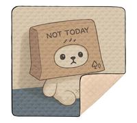 GuoChe Tappetino da gioco per bambini, grande, robusto, per interni ed esterni, portatile, da viaggio, 127 cm x