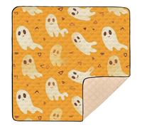 GuoChe Tappetino per la pancia resistente all'acqua per interni ed esterni, con stampa di Halloween, colore: arancione