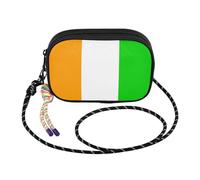 GuoChe West - Borsa a tracolla da donna, con scomparti per carte di credito, borsa a tracolla Take a walk, Bandiera nazionale di C?te D'ivoire, One Size, Colorato