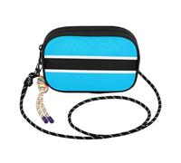 GuoChe West - Borsa a tracolla da donna, con scomparti per carte di credito, borsa a tracolla Take a walk, Bandiera nazionale del Botswana, Taglia unica