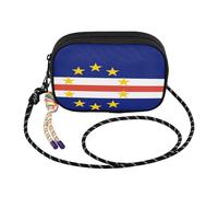 GuoChe West - Borsa a tracolla da donna, con scomparti per carte di credito, borsa a tracolla Take a walk, Bandiera nazionale di Capo Verde, Taglia unica