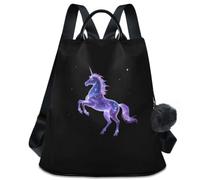 GuoChe Zaino da donna antifurto, alla moda, borsa a tracolla | Stelle Magiche Spazio Stella Ci