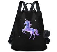 GuoChe Zaino da donna antifurto, alla moda, borsa a tracolla | Stelle Magiche Spazio Stella Ci