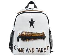 GuoChe Zaino per bambini e bambine, per la scuola, S, Bandiera del Texas Vieni e Prendilo, Medium, Zaino