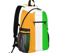 GuoChe Zaino per computer portatile, capacità 20 l, resistente all'acqua, con spallacci regolabili per la scuola, Bandiera nazionale di C?te D'ivoire, One Size, Zaini multiuso di base