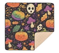 GuoChe Zucca colorata Halloween grande robusto per interni ed esterni non tossico bambino giocare pancia tempo Mat