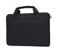 GUOCU Custodia per Computer Portatili, Custodia Borsa Portatile Multifunzionale con Tracolla Regolabile, Cinghia per Bagagli e impugnature Rimovibili，Nero,15.6"(42X31X3cm)