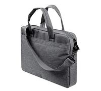 GUOCU Sleeve per Laptop/Impermeabile Custodia Borsa con Manico/Caso Protettiva/Borsa da Trasporto per MacBook/Acer/dell/Lenovo/HP/Samsung/Sony/Toshiba/Ultrabook，Grigio Scuro,14"(37X26X4)