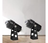 GUODDM 2 Faretti LED - Lampada da Parete per Esterni da 5W, Illuminazione per Esterni, Faretto A LED con Fascio di Luce Stretto, Impermeabile IP65(Warm White Light,5W(12V))