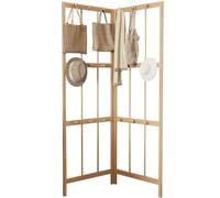 GUODDM Appendiabiti da Terra, Grucce Sottili in Legno per Ingresso, Appendiabiti Angolare per Camera da Letto, Ganci in Legno per Appendere Borse, Cappelli, Ombrelli, Opere d'Arte(114 * 166cm)