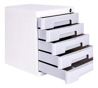 GUODDM Cassettiera da Ufficio Mobiletto Portadocumenti Da Scrivania A 5 Strati, Portaoggetti Per Ufficio, Organizer Per Documenti, Cassettiera Portadocumenti
