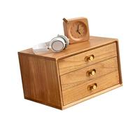GUODDM Cassettiera da Ufficio Mobiletto Portadocumenti In Legno Con Cassetti - Scatola Portaoggetti For Scrivania, For L'organizzazione Dell'ufficio Domestico(40 * 30 * 24.2CM)