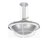 GUODDM Faretto A LED con Asta di Supporto, Proiettore Circolare per Cantieri Edili, Illuminazione Esterna Impermeabile, Alta Potenza 40-200W(80W(220V))