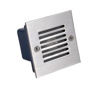 GUODDM Faretto da Giardino Quadrato - Faretto LED for Esterni, Luci da Giardino Interrate for Cortili Esterni, AC220V Incorporato, IP65 Impermeabile for Patio, Terrazza/Scale(Warm White,3w(220v))