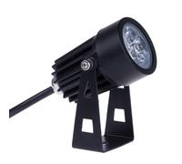 GUODDM Faretto LED per Esterni - Luci Proiettore da Terra, Illuminazione per Esterni con Base, Faretto Regolabile Impermeabile, Lampada da Giardino, Terrazza, Prato(Warm White,3W(AC85-265V))