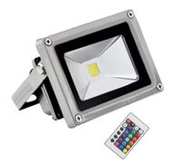 GUODDM Illuminazione per Esterni - Proiettori A LED Orientabili da 220 V con Cambio Colore RGB, Impermeabili IP67, Ideali per L'illuminazione di Alberi E Giardini(RGB+Remote Control,50w)