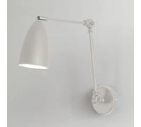 GUODDM Lampada da Parete Estensibile A Braccio Lungo, Applique Pieghevole in Alluminio, Luce Cangiante A 3 Colori E27 5W, Regolazione A 180° for La Decorazione della Barra Studio del Corridoio(White)