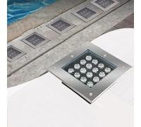 GUODDM Lampada da Terra A LED, Luci da Incasso per Esterni, Mini Luci Subacquee A LED A Bassa Tensione CA 12V per Laghetti, Faretto da Incasso con Angolo di Fascio di 30°, Impermeabile IP68(Red,36W)