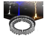 GUODDM Luce LED Ad Anello per Albero da 24 W - Illuminazione Colorata per Alberi da Giardino per Esterni Impermeabile 111-240 V, Faretto Esterno in Alluminio Pressofuso Impermeabile IP65(Warm Light)