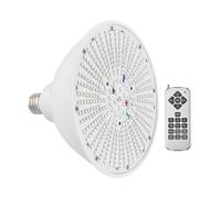 GUODDM Luce LED for Piscina, Lampadina RGB con Telecomando, Sostituzione Lampadine E26/27 A Vite for Piscina Interrata Domestica(45W(120V))