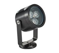 GUODDM Luce Subacquea per Piscina da 3 W - Faretto LED Girevole A 180°, Faretto LED per Fontana, per Piscina, Fontane, Feste, Matrimoni, Halloween, Giardino(White,3W(12v))