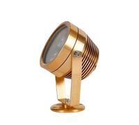 GUODDM Luci da Giardino A LED da Terra - Faretto da Esterno, Lampada da Parete Rotonda Impermeabile IP65, Decorativa Girevole/per Illuminazione da Giardino di Vialetti, Ponti, Scale(RGB,3W(110-240V))