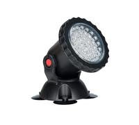 GUODDM Luci per Acquario RGB Multicolore, Faretti Subacquei Impermeabili, con Telecomando per Piscina con Laghetto da Giardino, Presa UK (Set di 4 Luci)(Set of 1 Light)