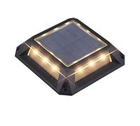 GUODDM Luci Solari for Esterni, Lampada Pressofusa Decorativa con Punta, di Contorno Alloggiamento in Alluminio, Illuminazione LED for, Impermeabile IP68(White,1PCS(0.2W-3.7V))