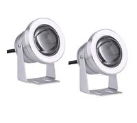 GUODDM Luci Subacquee for Laghetti, Luci A LED Impermeabili IP68, Luci for Laghetti con Telecomando, Lampada Impermeabile A LED Multicolore da 10 W for Laghetti for Acquari(RGB,2PCS 10W(AC85-265V))