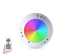 GUODDM Luci Subacquee for Piscina, Impermeabili IP68, Luci Decorative for Esterni A LED Sommergibili, RGB con Telecomando for Fontana, Giardino Roccioso, Paesaggio(RGB,18w-AC12V)