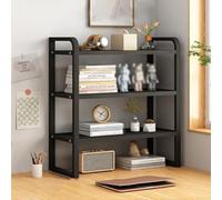 GUODDM Organizer Da Scrivania Con Ripiani, Scaffale Multi-livello Salvaspazio Per Casa, Ufficio E Dormitorio; Espositore E Porta-libri Da Tavolo(B,3 Floor)