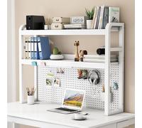 GUODDM Organizzatore Da Scrivania, Libreria A 2 Livelli Per Scrivania PC, Scaffale Multifunzionale Per Organizzazione E Esposizione Di Articoli Da Ufficio(C,55 * 24 * 100cm)