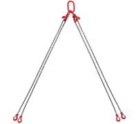 GUODDM Ostacolo Auto Catena di Sollevamento, Paranchi A Catena per Motori G80, Catene di Sollevamento da 1/4 di Pollice X 5 Piedi con Ganci, Catene di Sollevamento da 6600 Libbre/3 Tonnellate