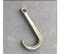GUODDM Ostacolo Auto Catena di Traino per Trasporto - Gancio per Rimorchio J per Auto da 4T/5T, Gancio di Traino A Gambo Lungo, Catena di Traino di Sicurezza Zincata per Trasporto(4T Single Hook)
