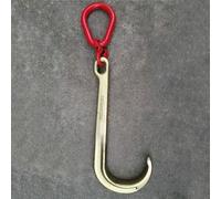 Ostacolo Auto Gancio per Rimorchio da 5T per Fune di Traino per Auto, Gancio per Catena di Traino per Trasporto J con Gambo Lungo, Gancio per Rimorchio J Tipo Catena Sospesa Gancio Doppio