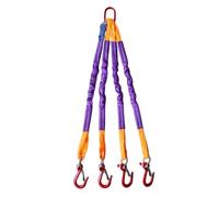 GUODDM Ostacolo Auto Imbracatura in Poliestere, Cinghie di Sollevamento con Ganci, Imbracatura A Catena con Portata di 5000 kg per Sollevamento(4T,1.5M)