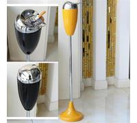 GUODDM Posacenere A Colonna per Patio - dal Design Creativo con Coperchio, Raccoglitore di Cenere per Esterni (Grande E Alto) Lo Smaltimento dei Mozziconi; Commerciale in Metallo per Fumatori(A3)