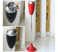 GUODDM Posacenere A Colonna per Patio - dal Design Creativo con Coperchio, Raccoglitore di Cenere per Esterni (Grande E Alto) Lo Smaltimento dei Mozziconi; Commerciale in Metallo per Fumatori(A2)