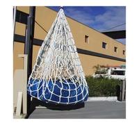 GUODDM Reti per Il Sollevamento di Carichi, Rete di Sollevamento Sospesa con Cinghie per Magazzini/fabbriche/Cantieri Edili, Rete di Sollevamento Piatta in Nylon(2 X 2m/Mesh 15cm/Load 2.5t)