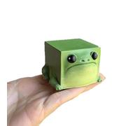 GUODDM Statuette Small Sculpture, A Creative And Humorous Desktop Decoration/birthday Gift Featuring Ugly-cute Frog Resin Figurine