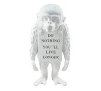 GUODDM Statuette Statua Artistica - Sculture Di Scimmie Orango, Ornamenti Da Collezione Di Animali For La Casa, L'ufficio, Resina Bronzata Da Collezione, Accessori Decorativi Regalo(B)