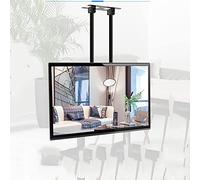 GUODDM Supporto TV Telescopico da Soffitto, Compatibile con TV LCD, LED E 4K da 60-100 Pollici, Schermi Piatti, Altezza Regolabile, Inclinazione E Rotazione, VESA 600x400mm(1-1.5m)