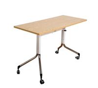 GUODDM Table De Conférence Pliante - Bureau De Salle De Conférence, Grandes Tables De Réunion Mobiles Modernes, Table De Séminaire En Acier Avec Roulettes Silencieuses, Pour Bureau(120 * 50 * 75CM)