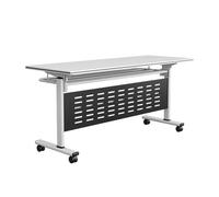 GUODDM Tavoli Pieghevoli Mobili, Scrivania Pieghevole Per Sala Conferenze, Tavolo Mobile Per Seminari, Riunioni Dinamiche, Formazione Per Uffici, Aule, Sale Riunioni(1PCS,140 * 50 * 75CM)